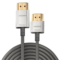 Lindy 41675, 3 m, HDMI Typ A (Standard), HDMI Typ A (Standard), 3D, 10,2 Gbit/s, Grau