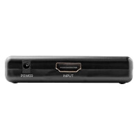Lindy 38357, HDMI, 2x HDMI, 3840 x 2160 Pixel, Schwarz, Kunststoff, 4K Ultra HD