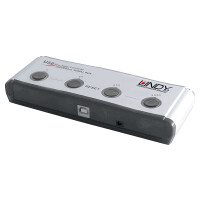 Lindy 42858, 0 - 50 °C, -20 - 70 °C, 0 - 80%, 163 mm, 62 mm, 25 mm