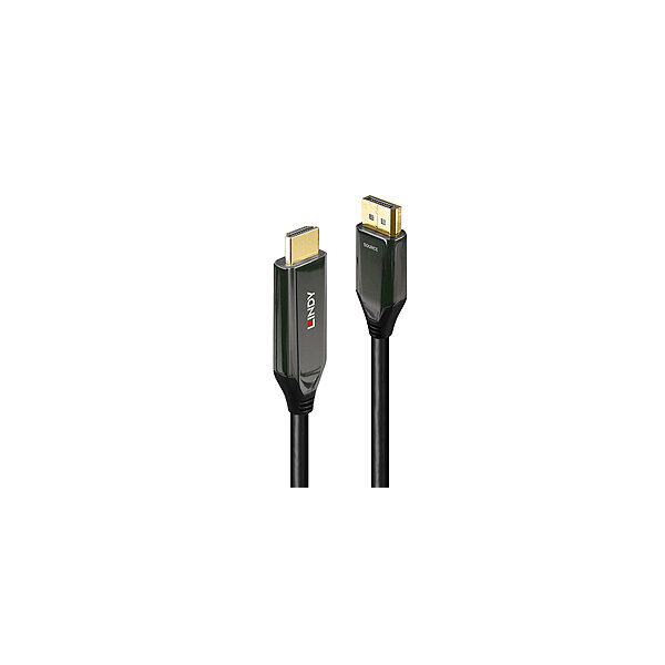 Lindy 40932, 3 m, DisplayPort, HDMI, Männlich, Männlich, Gerade