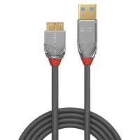Lindy 36658, 2 m, USB A, Micro-USB B, USB 3.2 Gen 1 (3.1 Gen 1), 5 Gbit/s, Grau