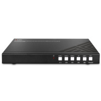 Lindy 38338, 3840 x 2160 Pixel, AV-Sender, 70 m, Kabelgebunden, Schwarz, HDCP