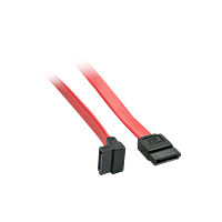 Lindy 33351, 0,5 m, SATA III, SATA 7-pin, SATA 7-pin, Männlich/Männlich, Schwarz, Rot