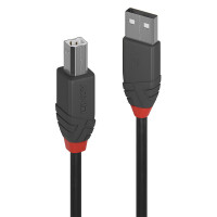 Lindy 36670, 0,2 m, USB A, USB B, USB 2.0, 0,48 Gbit/s,...