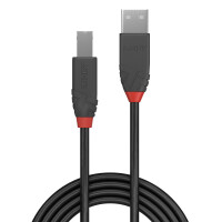 Lindy 36670, 0,2 m, USB A, USB B, USB 2.0, 0,48 Gbit/s,...