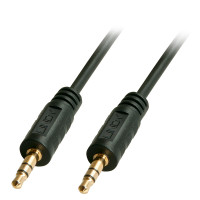 Lindy 35640, 3.5mm, Männlich, 3.5mm, Männlich, 0,25 m, Schwarz