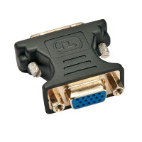 Lindy 41199, VGA, DVI-I, Schwarz, Gold
