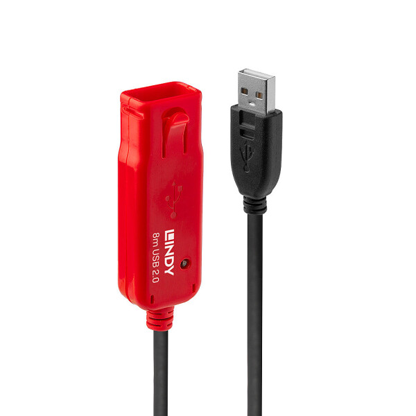 Lindy 42780, CE, UKCA, FCC, RoHS, REACH, California Proposition 65, Schwarz, 0 - 50 °C, -20 - 60 °C, 8 m, 280 g