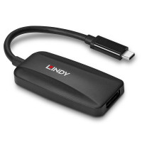 Lindy 43337, 0,13 m, USB Typ-C, DisplayPort, Männlich, Weiblich, Gerade