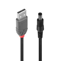Lindy 70268, 1,5 m, USB A, Gleichstrom, USB 2.0, Männlich/Männlich, Schwarz