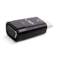 Lindy 38194, HDMI Type A (Standard), VGA, Schwarz