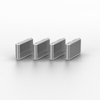 Lindy 40427, Schnittstellenblockierung + Schlüssel, USB Typ-C, Weiß, 5 Stück(e), 10 g