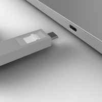 Lindy 40427, Schnittstellenblockierung + Schlüssel, USB Typ-C, Weiß, 5 Stück(e), 10 g