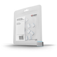 Lindy 40466, Schnittstellenblockierung, USB Typ-C, Blau,...