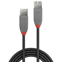 Lindy 36700, 0,2 m, USB A, USB A, USB 2.0, 0,48 Gbit/s,...