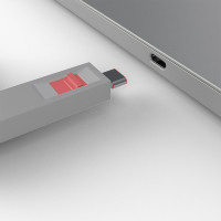 Lindy 40425, Schnittstellenblockierung + Schlüssel, USB Typ-C, Pink, 5 Stück(e), 10 g