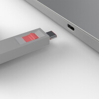 Lindy 40425, Schnittstellenblockierung + Schlüssel, USB Typ-C, Pink, 5 Stück(e), 10 g