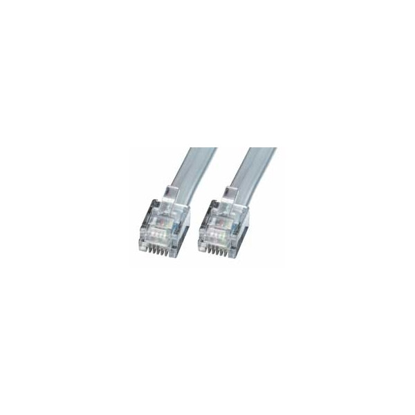 Lindy RJ-12 M/M 3.0m, 3 m, RJ-12, RJ-12, Grau, Männlich, Männlich