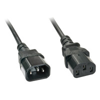 Lindy 30331, 2 m, C14-Koppler, C13-Koppler, H05VV-F3G