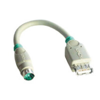 Lindy USB-PS/2 - Maus- oder Tastaturadapterkabel, 0,15 m,...