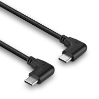 Lindy 32008, 0,5 m, USB C, USB C, USB 2.0, Schwarz