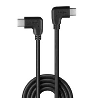 Lindy 32008, 0,5 m, USB C, USB C, USB 2.0, Schwarz