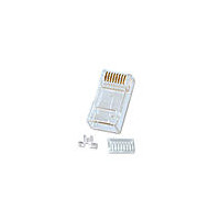 Lindy 62430, RJ-45 8-pin cat.6, Transparent, 10 Stück(e)