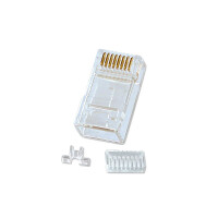 Lindy 62430, RJ-45 8-pin cat.6, Transparent, 10...