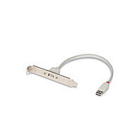 Lindy 33123, 0,3 m, USB Typ-A, USB Type A, Männlich, Weiblich, Gerade