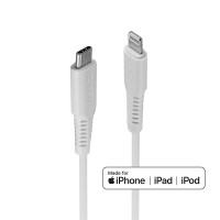 Lindy 31316, 1 m, Lightning, USB C, Männlich, Männlich, Weiß