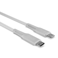 Lindy 31316, 1 m, Lightning, USB C, Männlich, Männlich, Weiß