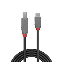 Lindy 36665, 0,5 m, USB C, USB B, USB 3.2 Gen 1 (3.1 Gen...