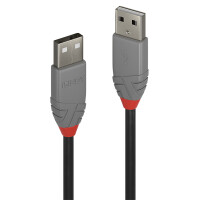 Lindy 36690, 0,2 m, USB A, USB A, USB 2.0, 0,48 Gbit/s,...