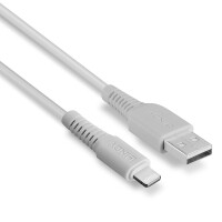 Lindy 31327, 2 m, Lightning, USB A, Weiß, Gerade, Gerade
