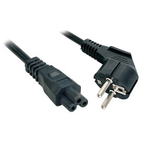 Lindy 5m, CEE 7/7 - IEC 320 C5, 5 m, CEE7/7, C5-Koppler