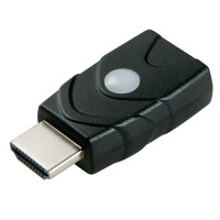 Lindy 32114, HDMI Type A, HDMI Type A, Schwarz