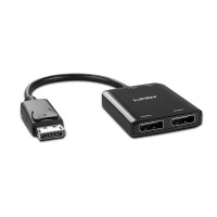 Lindy 38430, DisplayPort, DisplayPort, 21600 Mbit/s, 3840 x 2160 Pixel, Schwarz, Acrylnitril-Butadien-Styrol (ABS)