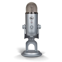 Logitech Yeti, Tischmikrofon, 20 - 20000 Hz, 0,5%, 16 Bit, 48 kHz, 4,5 mV/Pa