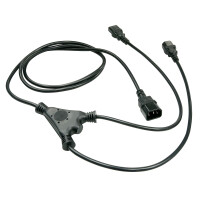 Lindy 30039, 2 m, C14-Koppler, 2 x C13-Koppler