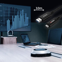 Lindy 43395, 10 m, USB A, USB C, USB 3.2 Gen 1 (3.1 Gen...
