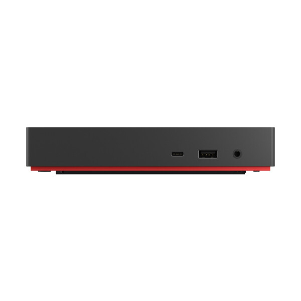 Lenovo ThinkSmart SmartDock, Kabelgebunden, USB 3.2 Gen 2 (3.1 Gen 2) Type-C, 100,1000 Mbit/s, Schwarz, 3840 x 2160 Pixel, 60 Hz