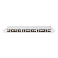 Lanberg PPS7-1024-S, Cat7, F/UTP (FTP), Grau, ABS, Metall, Rackeinbau, 1U