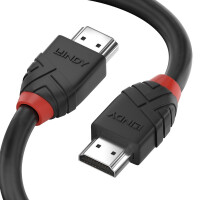 Lindy 36470, 0,5 m, HDMI Typ A (Standard), HDMI Typ A (Standard), 4096 x 2160 Pixel, 18 Gbit/s, Schwarz