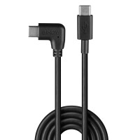 Lindy 32005, 1 m, USB C, USB C, USB 2.0, Schwarz