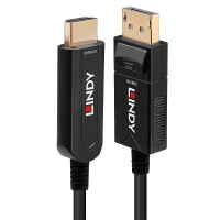 Lindy 38494, 50 m, DisplayPort, HDMI Typ A (Standard), Männlich, Männlich, Gerade