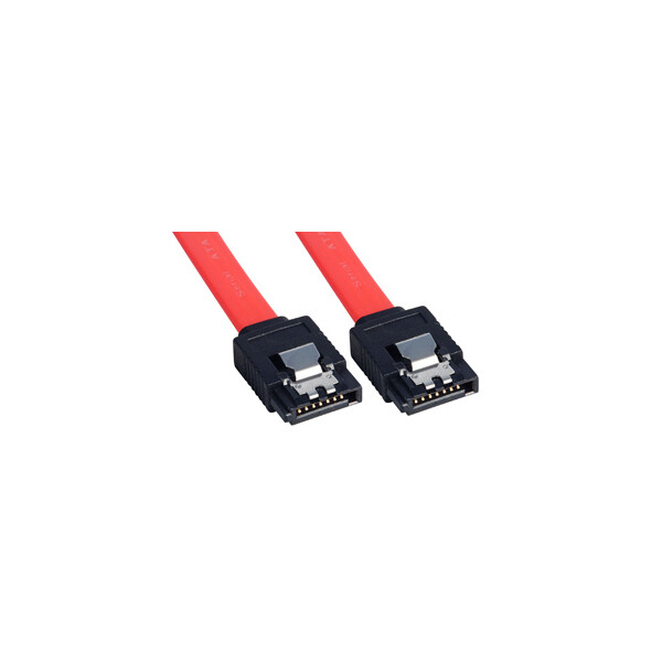 Lindy 1m SATA Cable, 1 m, Männlich/Männlich, Rot