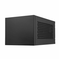 SilverStone SUGO 15, Cube, PC, Schwarz, Mini-DTX, Mini-ITX, Aluminium, Stahl, 24 cm