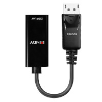 Lindy 41718, 0,15 m, DisplayPort, HDMI, Männlich, Weiblich, Gerade
