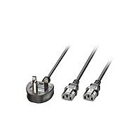 Lindy 30371, 2,5 m, 2 x C13-Koppler