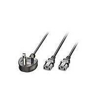 Lindy 30371, 2,5 m, 2 x C13-Koppler